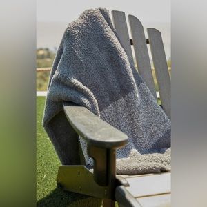 Barefoot Dreams Authentic 45x60 Heathered Stripe Blanket